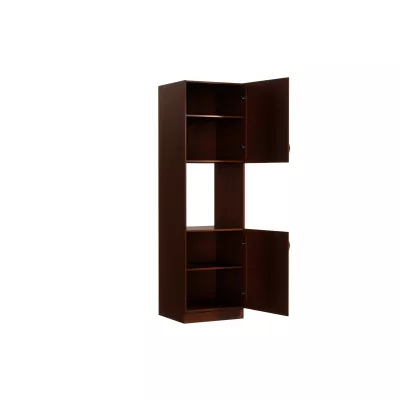 Kuchyňská skříň na vestavnou troubu SILVARA - šířka 60 cm, ořech, pravé provedení