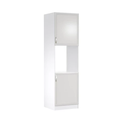 Kuchyňská skříň na vestavnou troubu SILVARA - šířka 60 cm, borovice andersen / bílá, pravé provedení