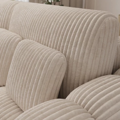 Designová pohovka do obýváku ISEN - světle béžová