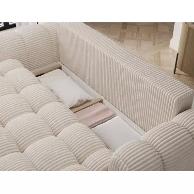 Designová pohovka do obýváku ISEN - světle béžová