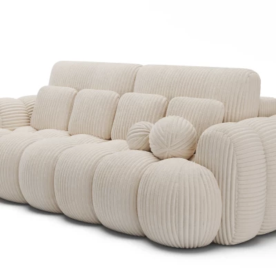 Designová pohovka do obýváku ISEN - světle béžová