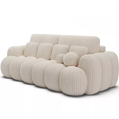 Designová pohovka do obýváku ISEN - světle béžová