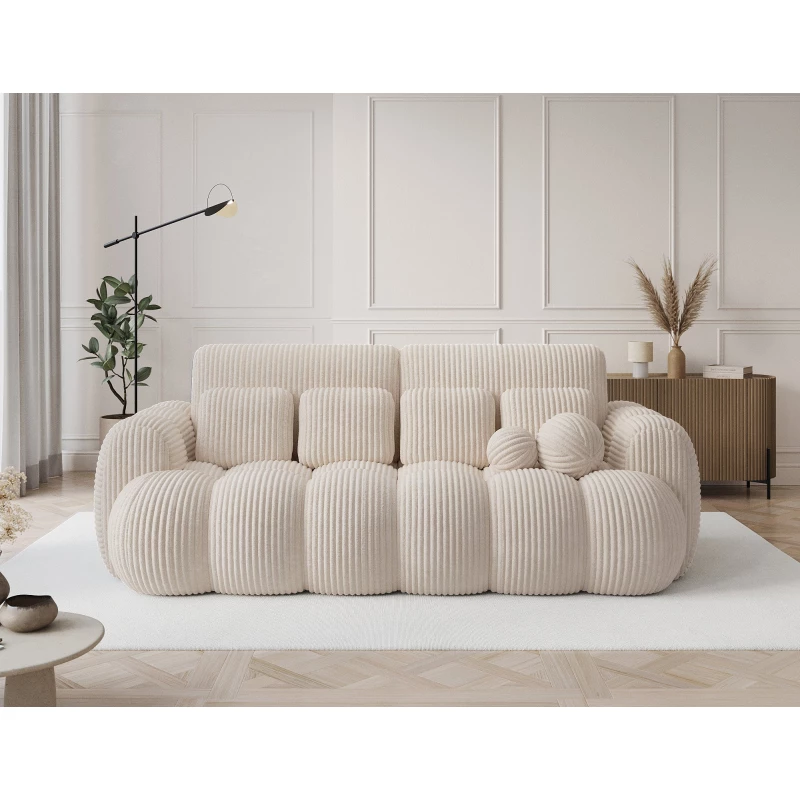 Designová pohovka do obýváku ISEN - světle béžová