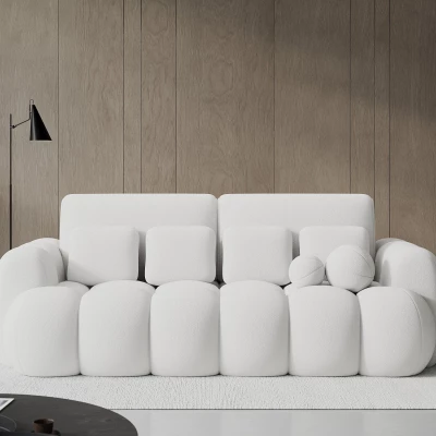 Designová pohovka do obýváku ISEN - bílá