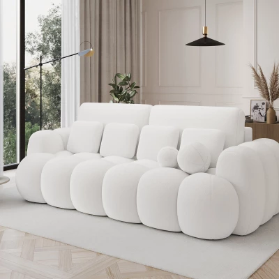 Designová pohovka do obýváku ISEN - bílá