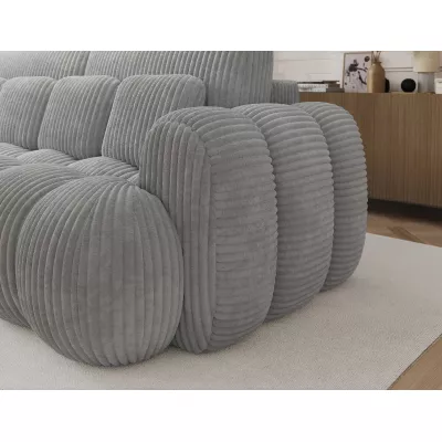 Designová pohovka do obýváku ISEN - světle šedá