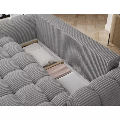 Designová pohovka do obýváku ISEN - světle šedá