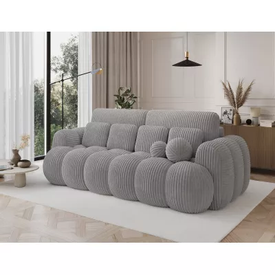 Designová pohovka do obýváku ISEN - světle šedá