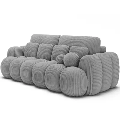 Designová pohovka do obýváku ISEN - světle šedá