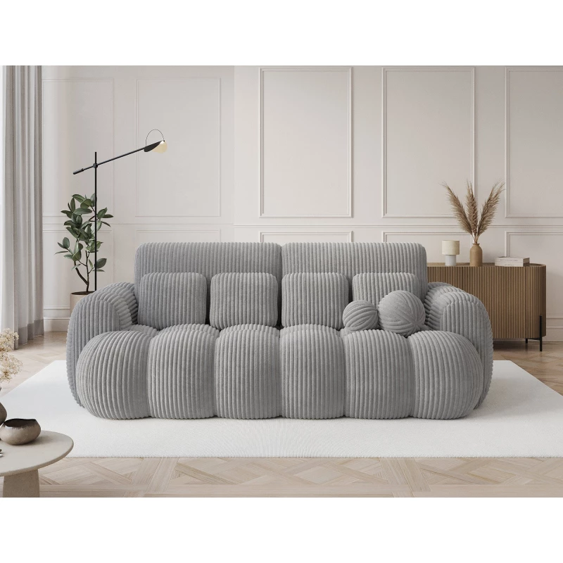 Designová pohovka do obýváku ISEN - světle šedá