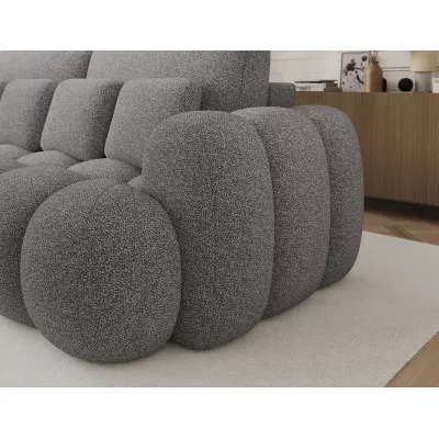 Designová pohovka do obýváku ISEN - tmavě šedá
