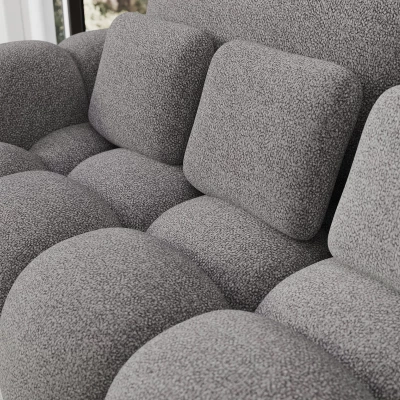 Designová pohovka do obýváku ISEN - tmavě šedá
