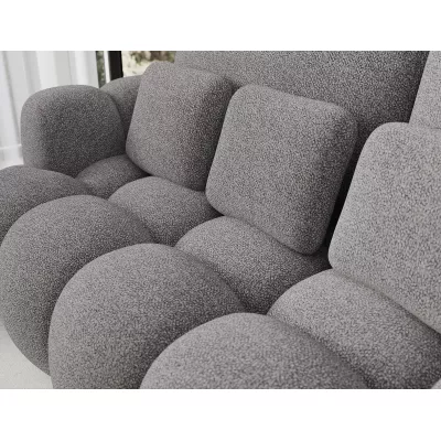 Designová pohovka do obýváku ISEN - tmavě šedá