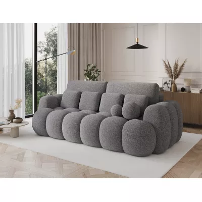 Designová pohovka do obýváku ISEN - tmavě šedá