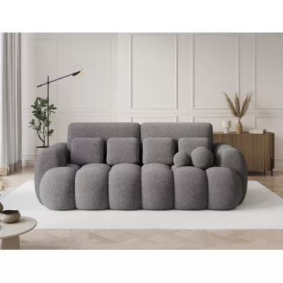 Designová pohovka do obýváku ISEN - tmavě šedá