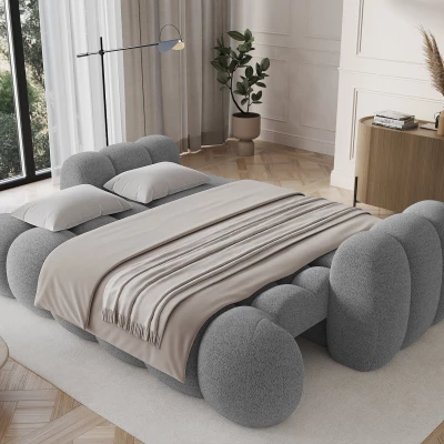 Designová pohovka do obýváku ISEN - šedá