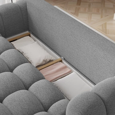Designová pohovka do obýváku ISEN - šedá