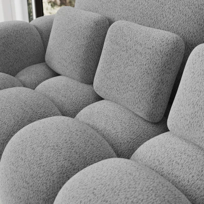 Designová pohovka do obýváku ISEN - šedá