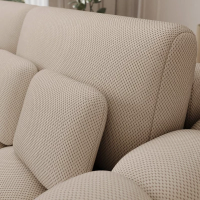 Designová pohovka do obýváku ISEN - slonová kost