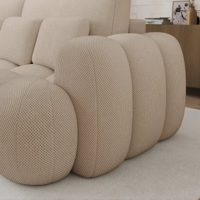 Designová pohovka do obýváku ISEN - slonová kost