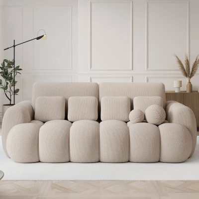 Designová pohovka do obýváku ISEN - slonová kost