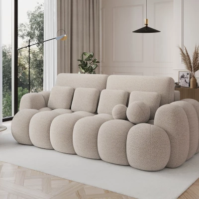 Designová pohovka do obýváku ISEN - béžová