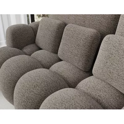 Designová pohovka do obýváku ISEN - šedohnědá