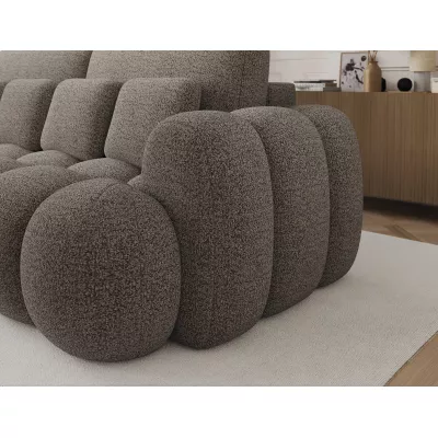 Designová pohovka do obýváku ISEN - šedohnědá