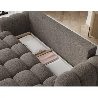 Designová pohovka do obýváku ISEN - šedohnědá