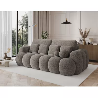 Designová pohovka do obýváku ISEN - šedohnědá