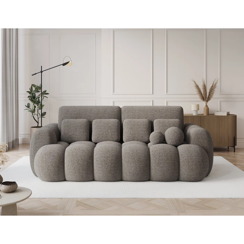 Designová pohovka do obýváku ISEN - šedohnědá