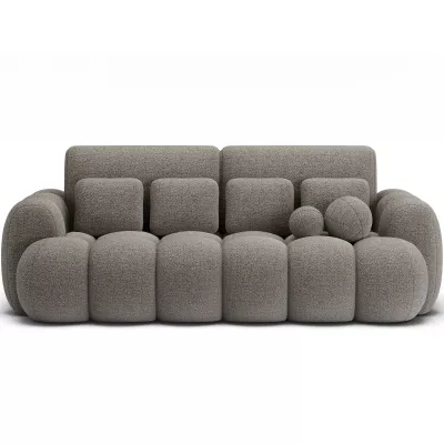 Designová pohovka do obýváku ISEN - šedohnědá