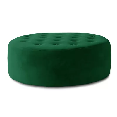 Kulatý taburet ZAYN - zelený