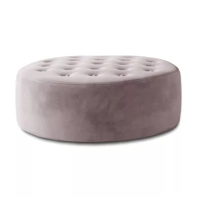 Kulatý taburet ZAYN - růžový