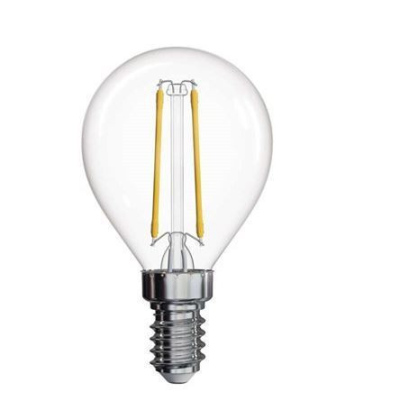 LED filamentová žárovka, E14, Mini, 2W, 250lm, teplá bílá