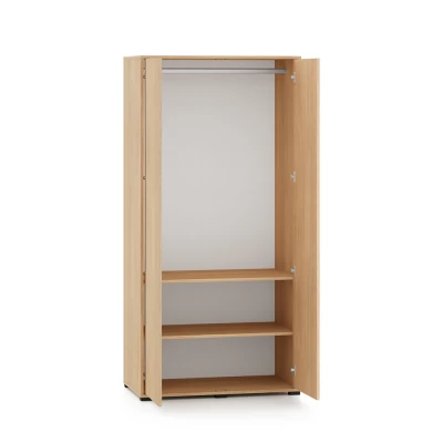 Šatní skříň 92 cm INDIGO - dub