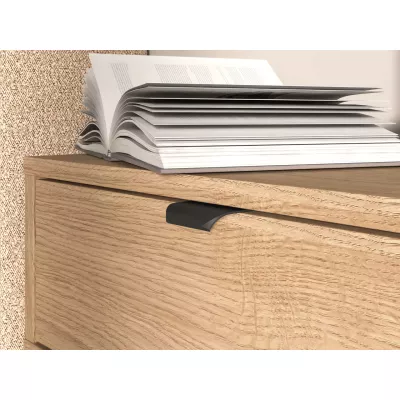 Noční stolek na zavěšení INDIGO - dub