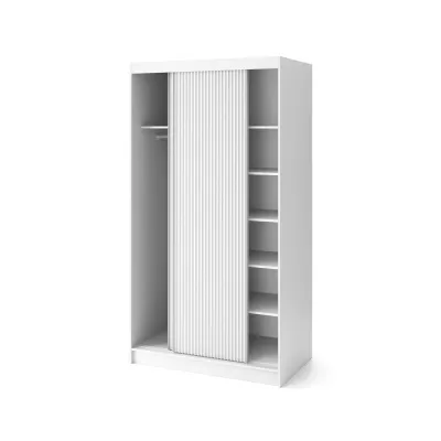 Šatní skříň s posuvnými dveřmi 120 cm SELIORA - bílá