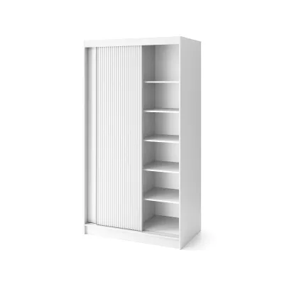 Šatní skříň s posuvnými dveřmi 120 cm SELIORA - bílá