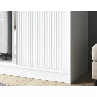 Zrcadlová skříň s posuvnými dveřmi 120 cm SELIORA - bílá