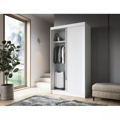 Zrcadlová skříň s posuvnými dveřmi 120 cm SELIORA - bílá