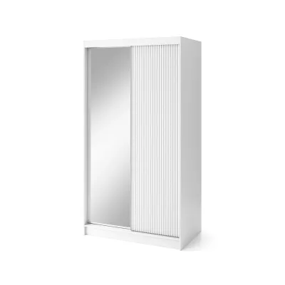 Zrcadlová skříň s posuvnými dveřmi 120 cm SELIORA - bílá