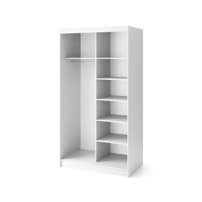 Zrcadlová skříň s posuvnými dveřmi 120 cm SELIORA - bílá