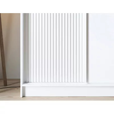 Šatní skříň s posuvnými dveřmi 180 cm SELIORA - bílá