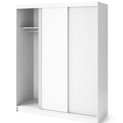 Šatní skříň s posuvnými dveřmi 180 cm SELIORA - bílá