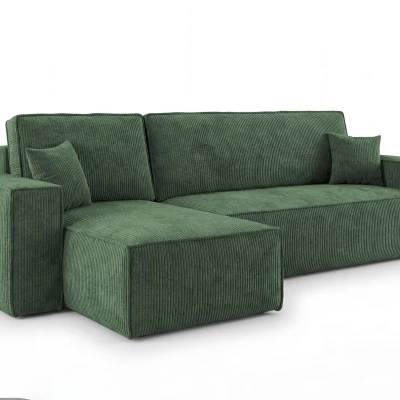 Rozkládací sedací souprava KAROLA MINI - khaki, levý roh