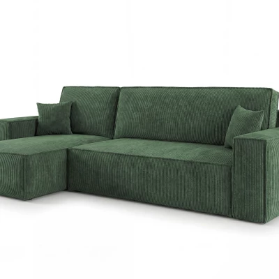 Rozkládací sedací souprava KAROLA MINI - khaki, levý roh