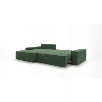Rozkládací sedací souprava AVYRA - khaki, levý roh