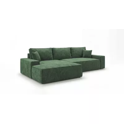 Rozkládací sedací souprava AVYRA - khaki, levý roh