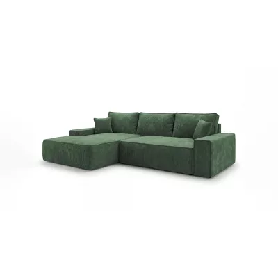 Rozkládací sedací souprava AVYRA - khaki, levý roh